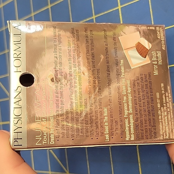 Physicians Formula Touch of Glow Palette Nude Wear 7g New In Box - Picture 3 of 5